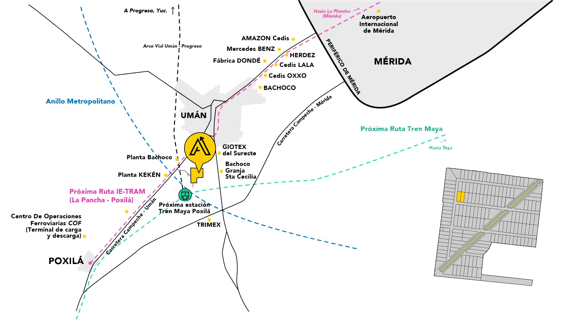 Ubicación estratégica de lotes en Parque Ascende